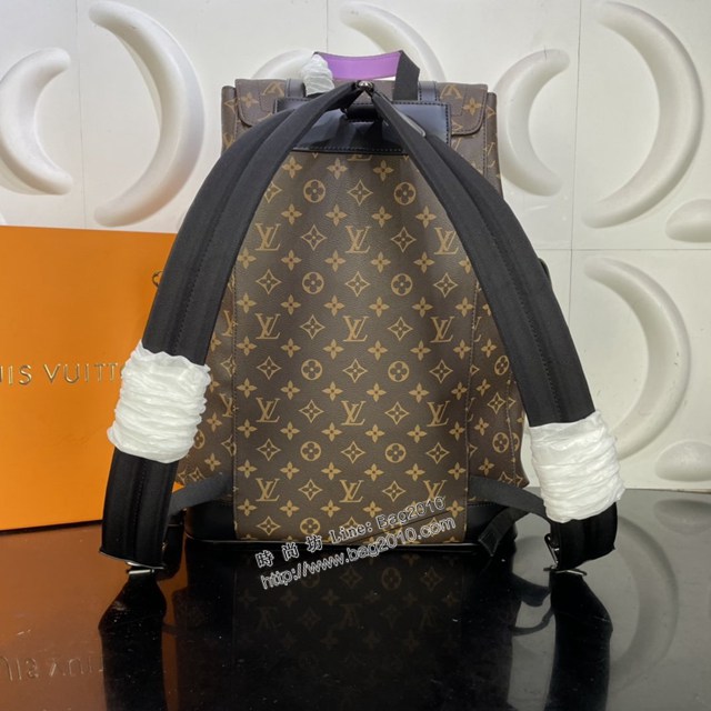 lv路易威登專櫃2022新款Christopher小號雙肩包 lv老花頂級原單男士後背包 M43735 N41379 M46272 ydh4965